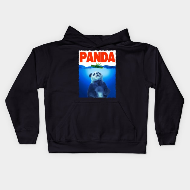 Bamboo Beauty Chic Panda Tee for Nature and Wildlife Lovers Kids Hoodie by Gamma-Mage